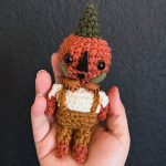 Percy the pumpkin crochet doll free pattern