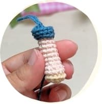 one-piece-luffy-crochet doll-legs