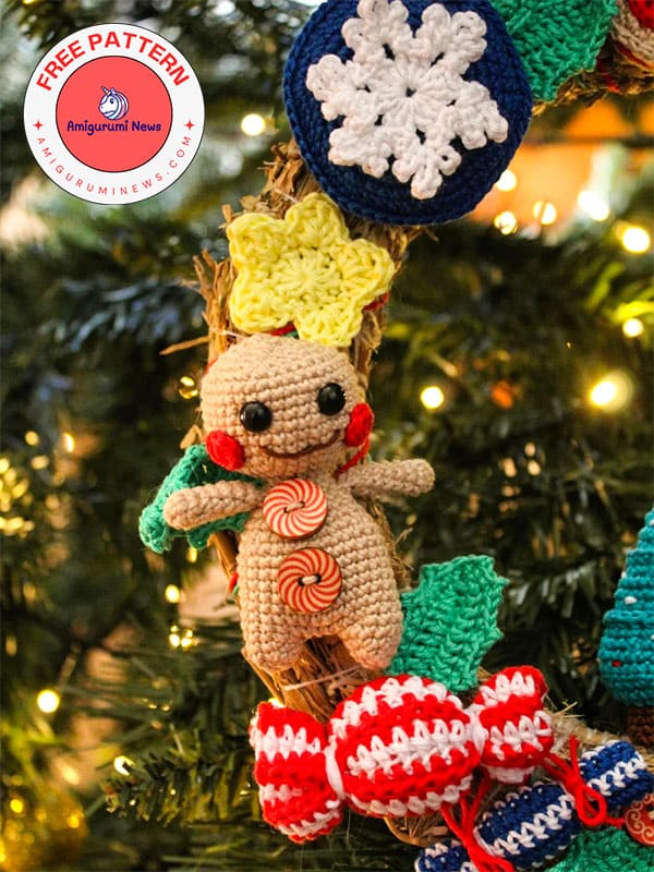 Free crochet christmas wreath for door pattern (3)