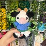 Free sweater crochet cow plushie pattern