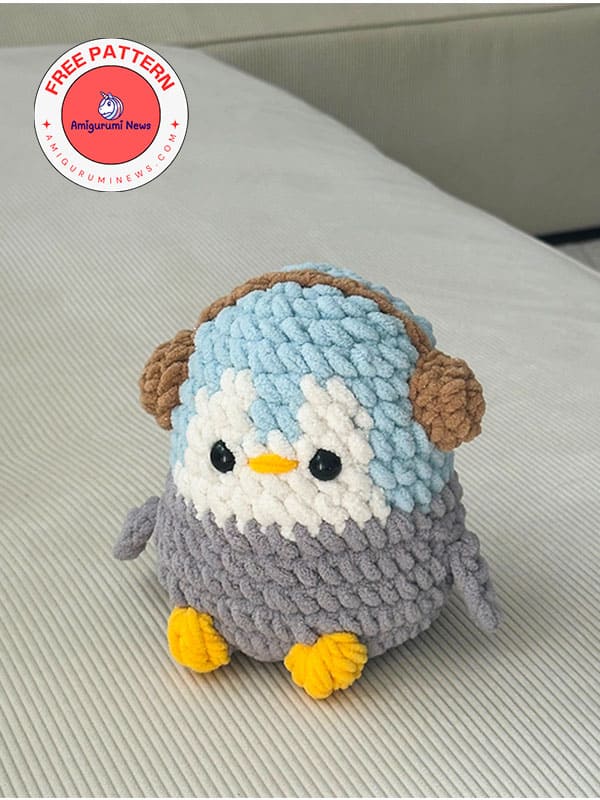 Free winter crochet penguin pattern (2)