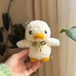 Plush cute crochet duck amigurumi free pattern