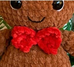 crochet-gingerbread-man-bow