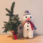 Free Large snowman crochet pattern