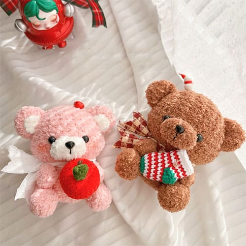 Free christmas cuddle crochet bear amigurumi pattern