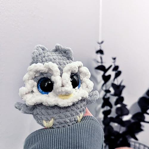 Rooh the crochet owl plush pattern