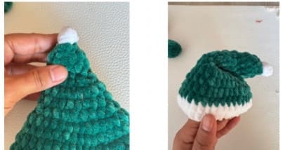 crochet-christmas-elf-hat-finishing