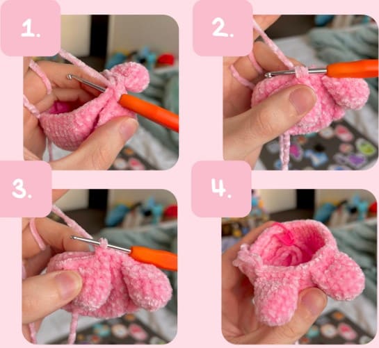 crochet-snowman-pikachu-attach-the-ears