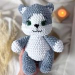 Free plush amigurumi cat barsik crochet pattern (2)