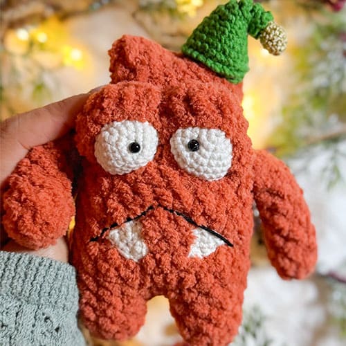 Funny crochet monster pattern
