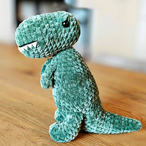 Beginner Friendly Amigurumi T-rex Dinosaur Free Pattern