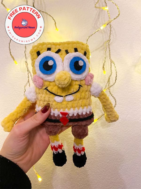 Plush amigurumi spongebob free pattern (3)
