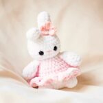 Chubby ballerina crochet plush bunny free amigurumi pattern (1)