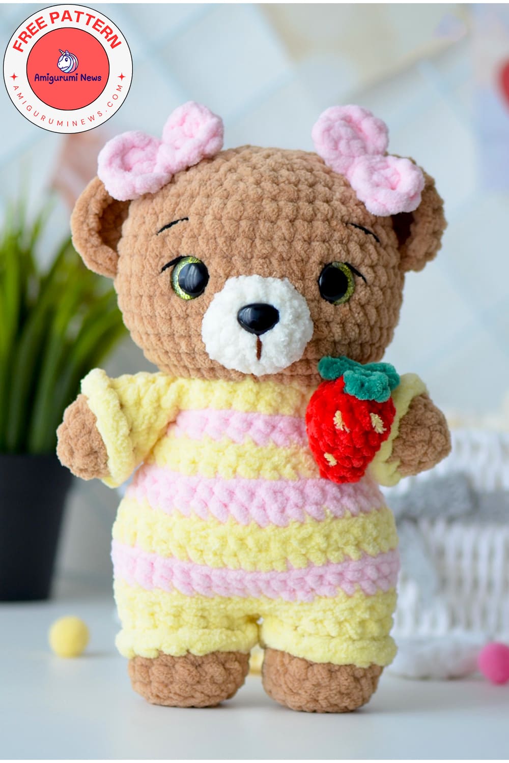 Little crochet bear millie pattern