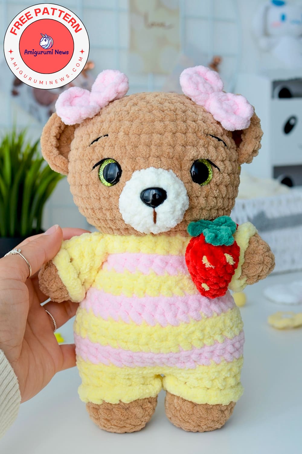 Little crochet bear millie pattern (2)