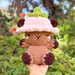 Baby crochet capybara pattern