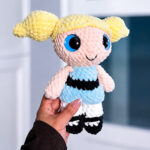 Crochet powerpuff girls bubbles free amigurumi pattern