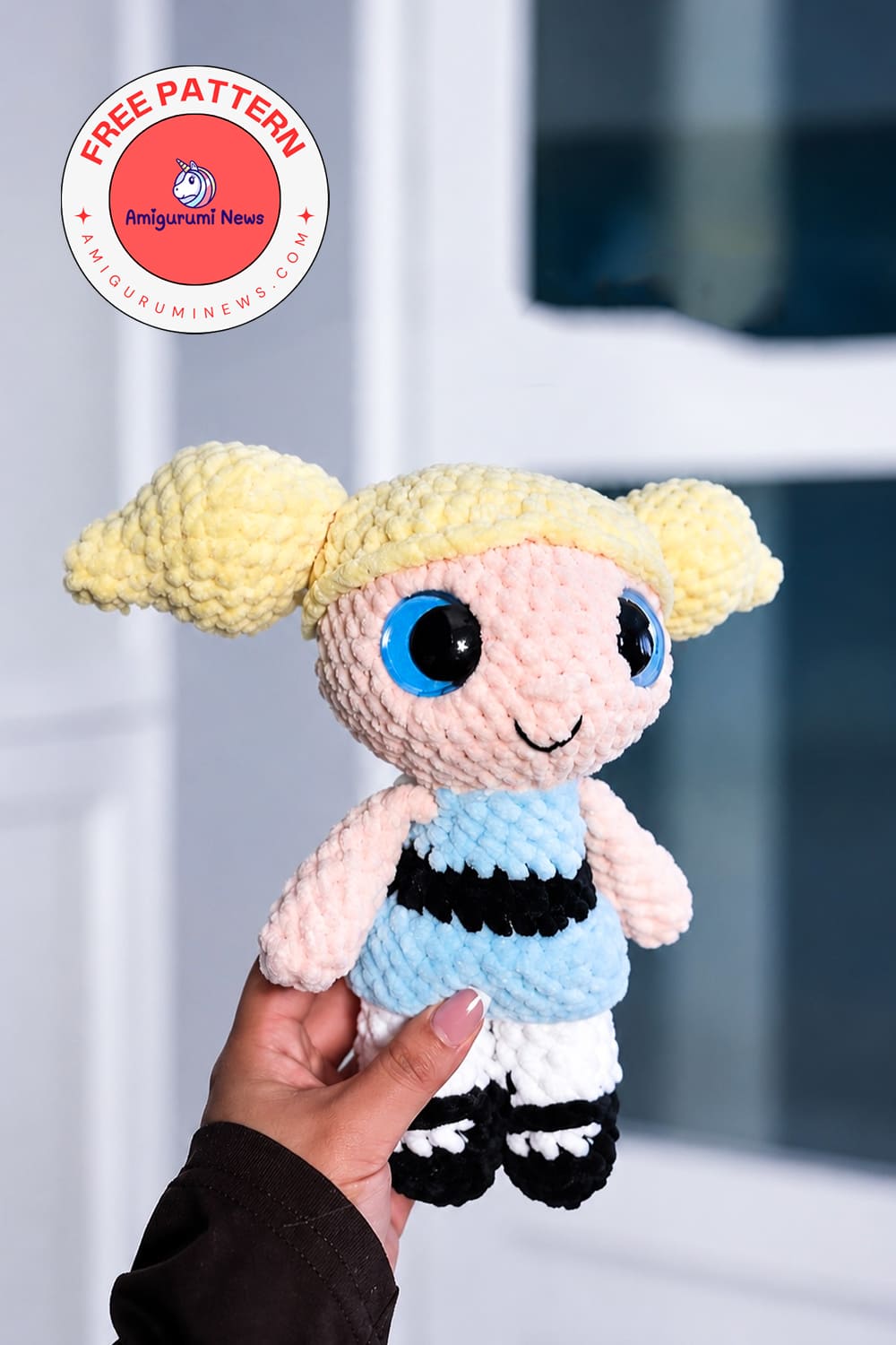 Crochet powerpuff girls bubbles