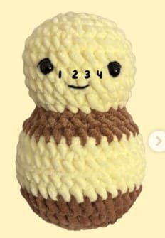 crochet-bee-head-body